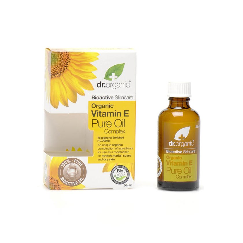 Dr organic vitamin e pure oil olio puro 50 ml