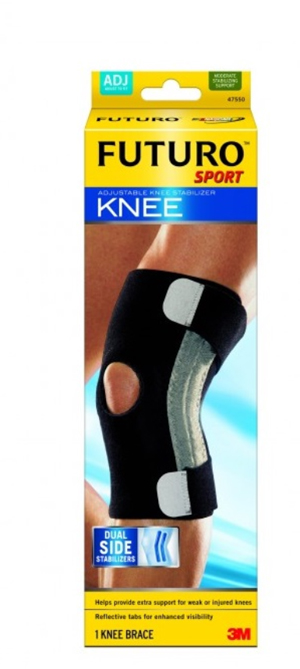 Stabilizzatore regolabile per ginocchio futuro sport