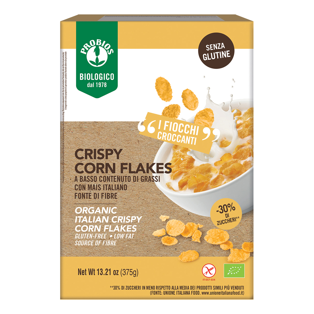 Viva mais crispy corn flakes 375 g