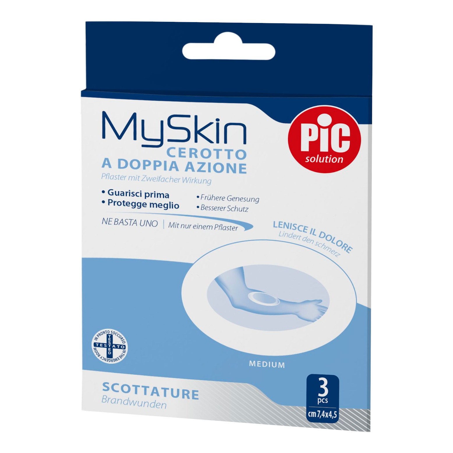 Myskin Scottature Medium 3pezzi