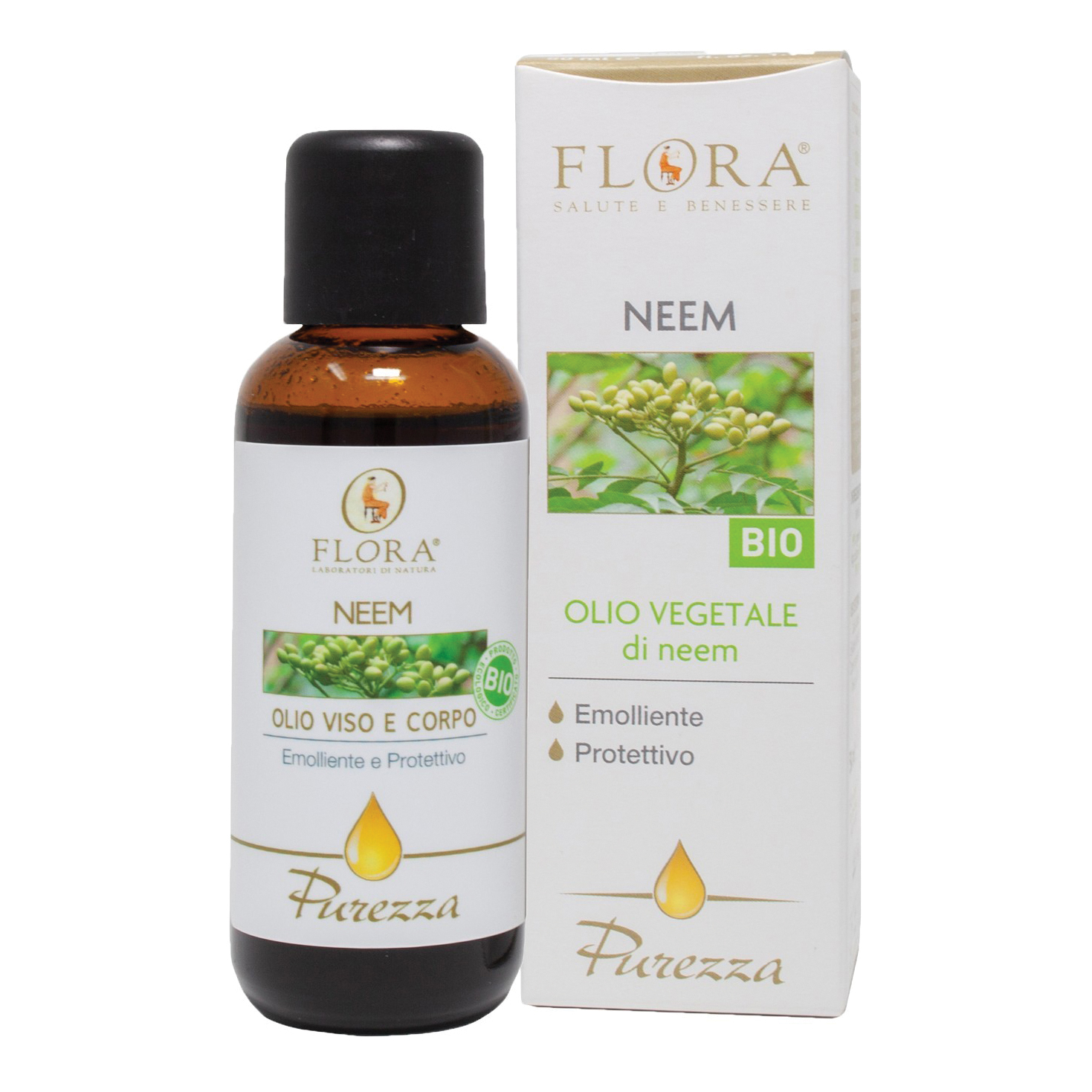 Olio corpo di neem flora