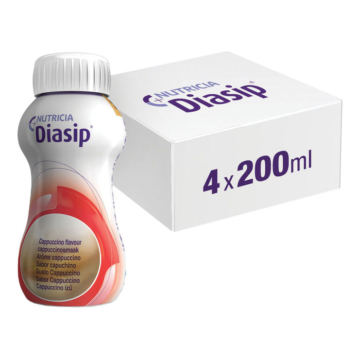 Diasip cappuccino 4x200ml