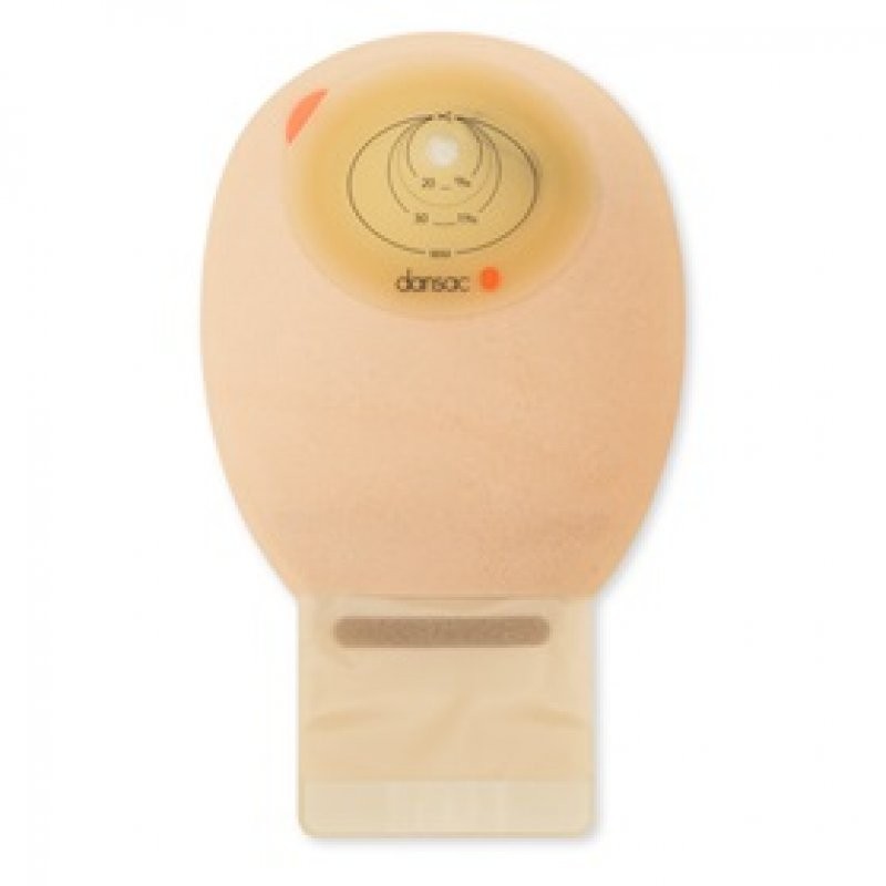 Sacca monopezzo per ileostomia dansac novalife1 mini aperta trasparente 50 mm ritagliabile 10-38