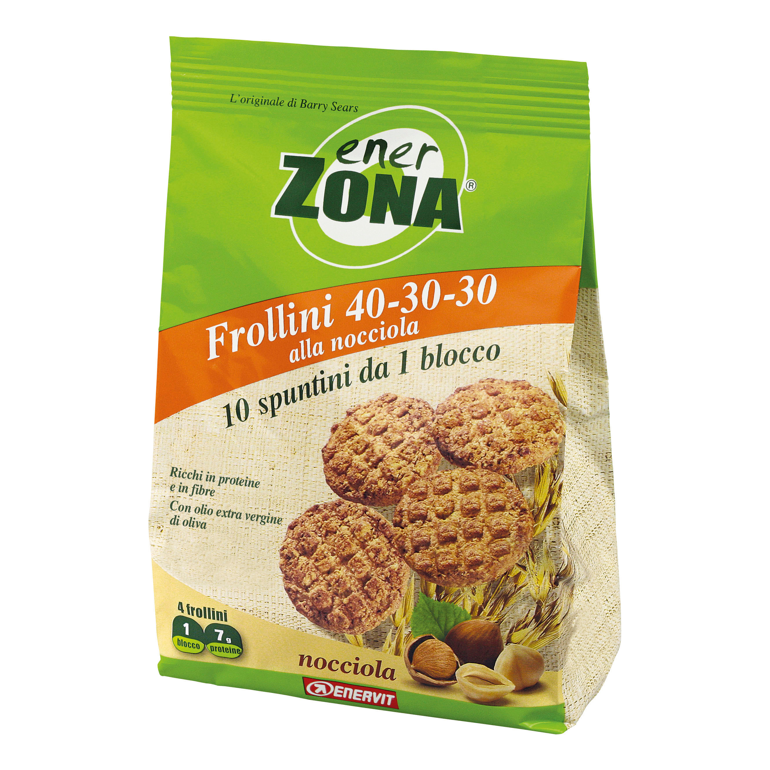 Enerzona frollini nocciola250g