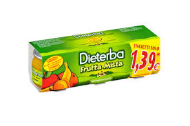 Omo diet.frutta mista 3x80g