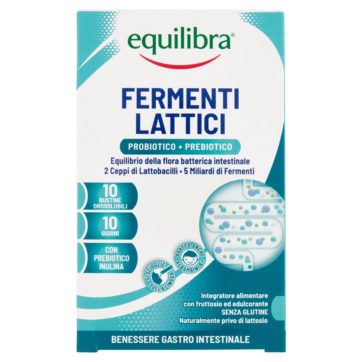Equilibra Fermenti Lattici Integratore di Probiotico e Prebiotici 1...