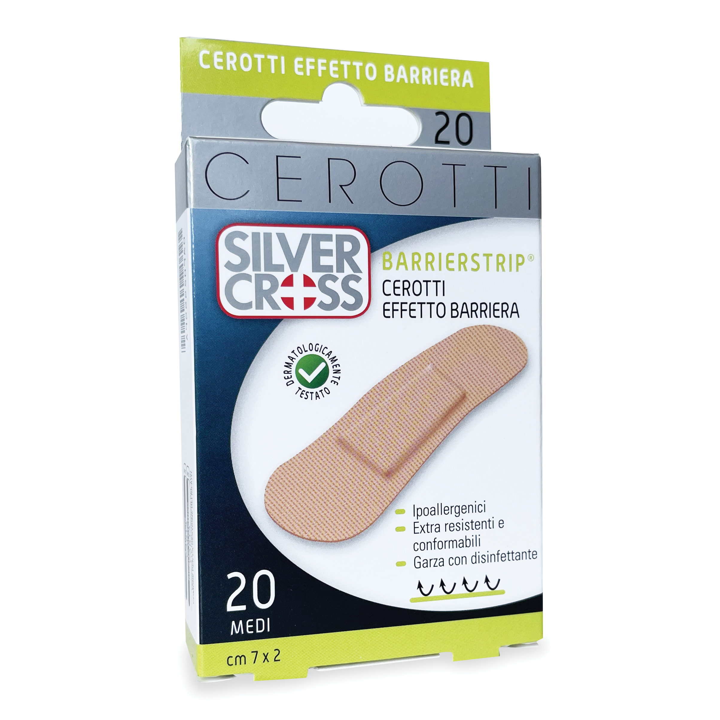 Cerotto silvercross barrierstrip medio 20 pezzi