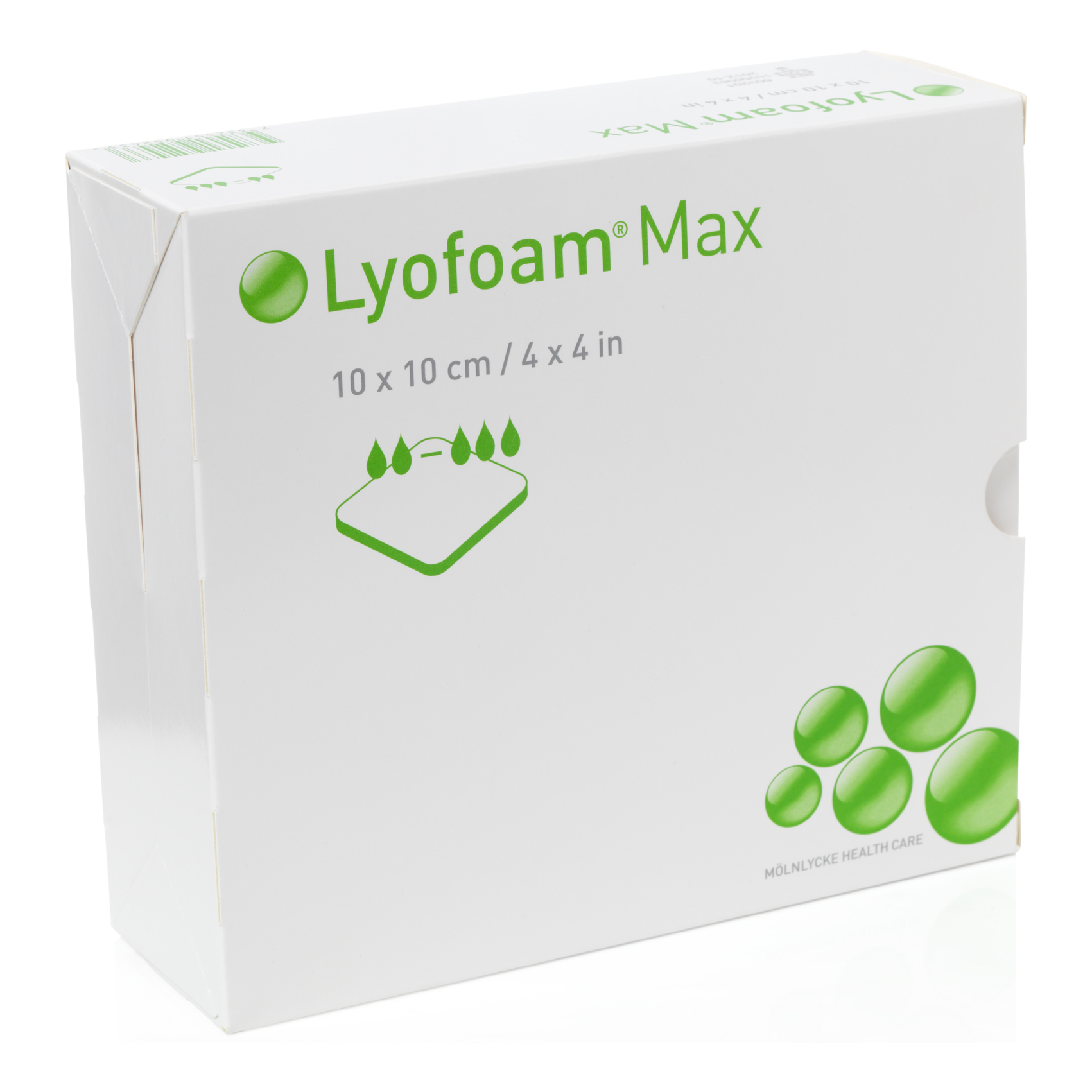 Lyofoam medicazione assorbente in schiuma di poliuretano cm 10 x 10 10 pezzi