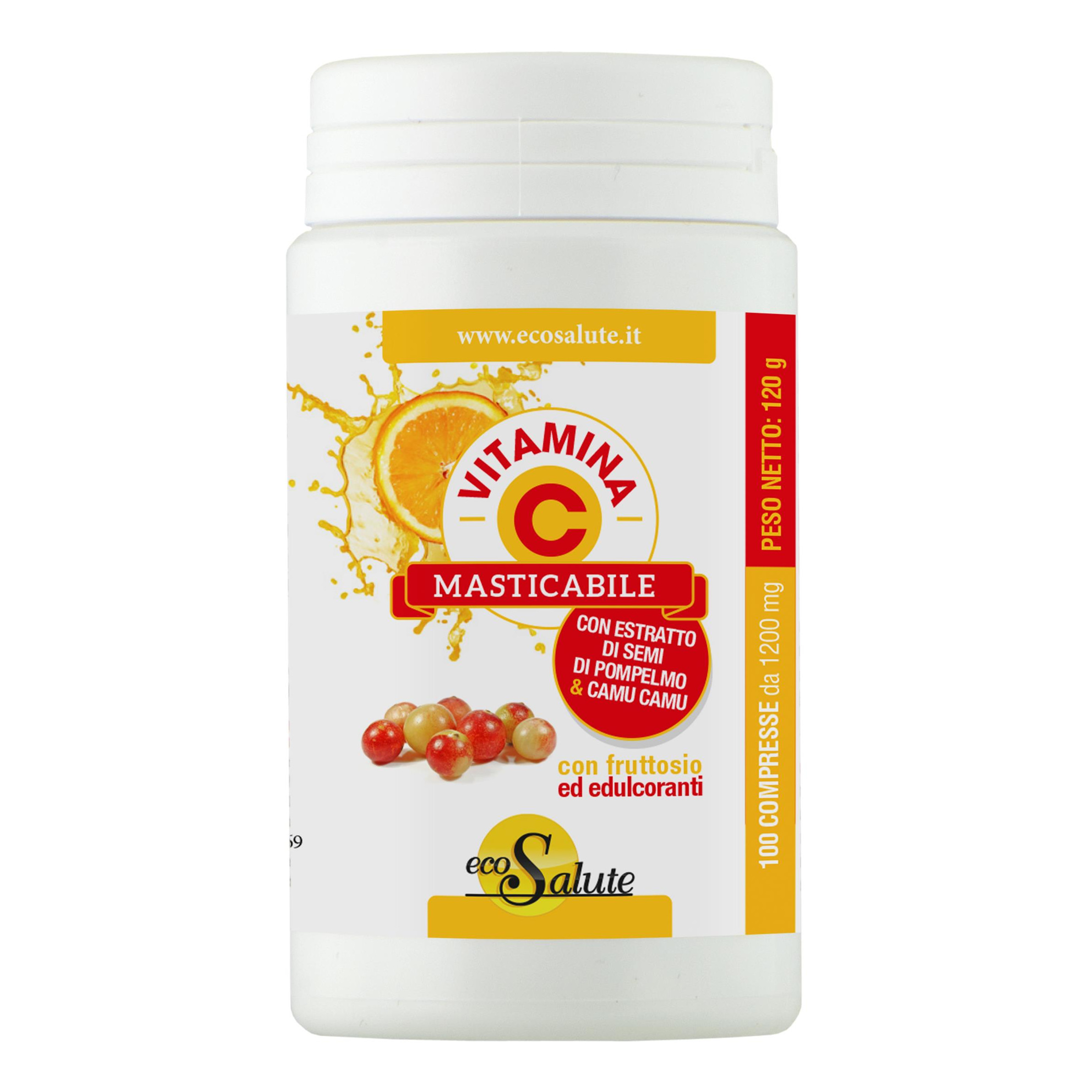 Vitamina C Mastic+camu 100compresse