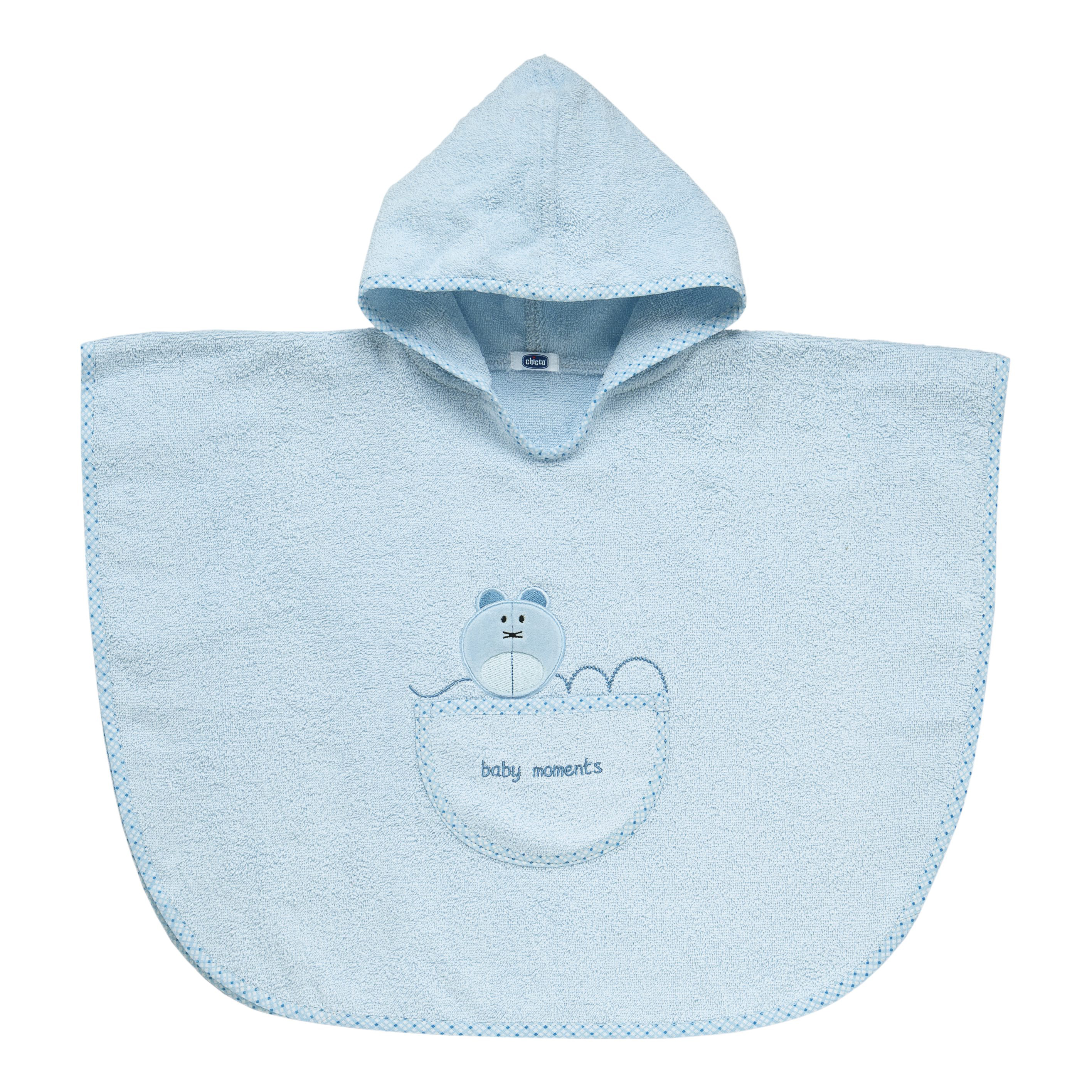 Chicco accappatoio poncho Chicco azz topolino 12m+