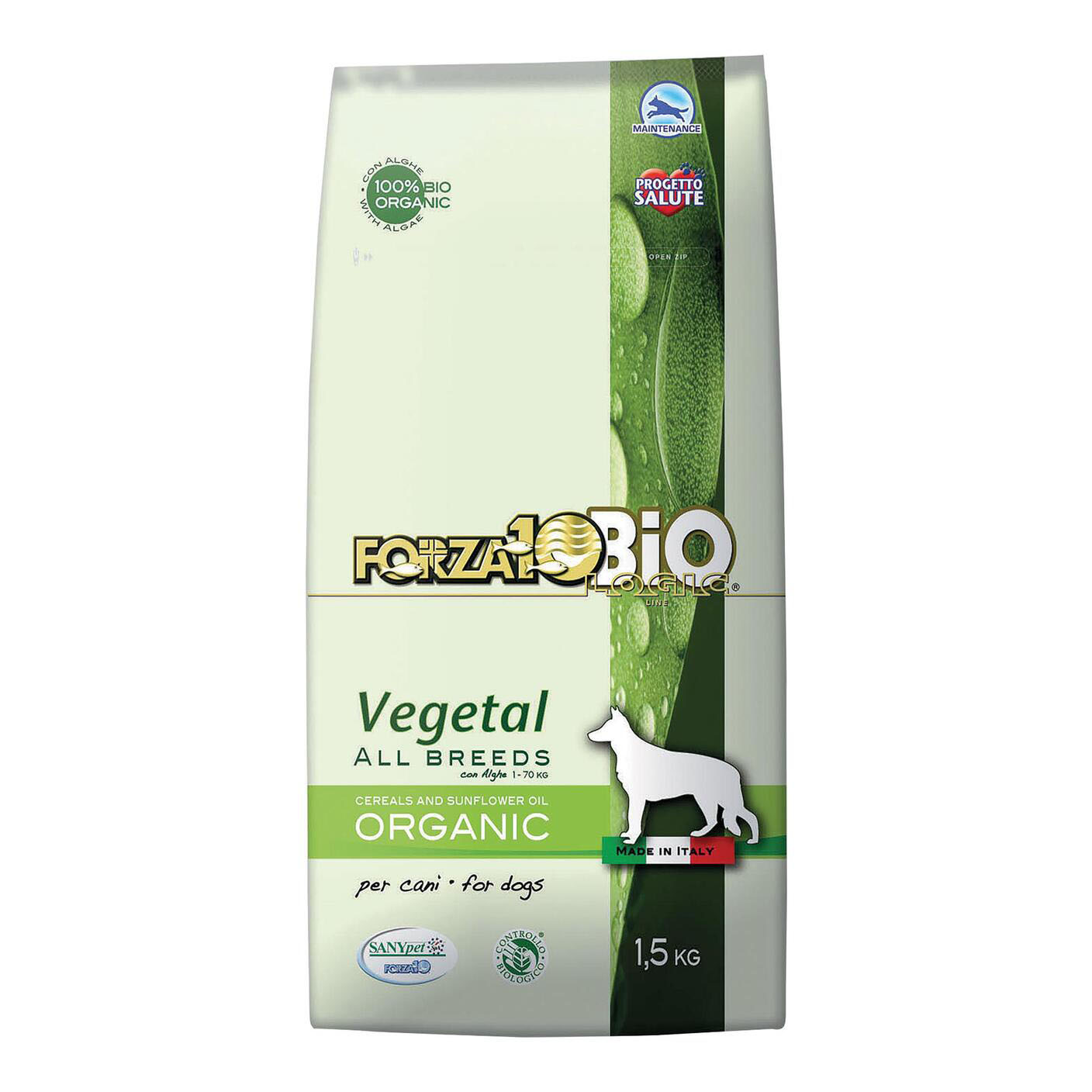 Forza10 bio vegetal con alghe all breeds 1,5 kg cane