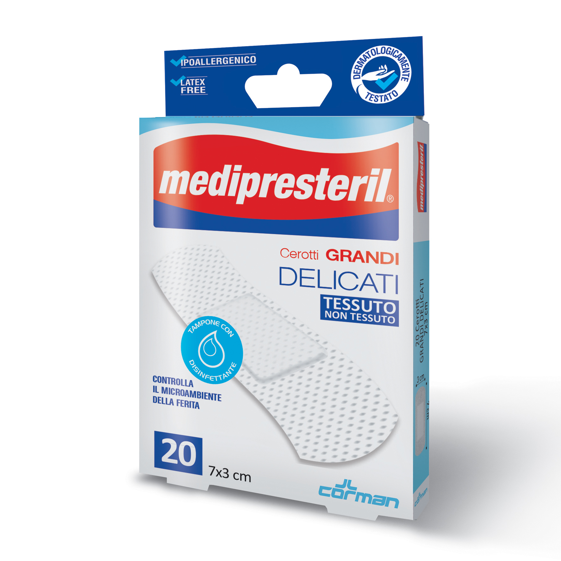 Cerotto medipresteril sensimed grandi delicati 7x3 20 pezzi