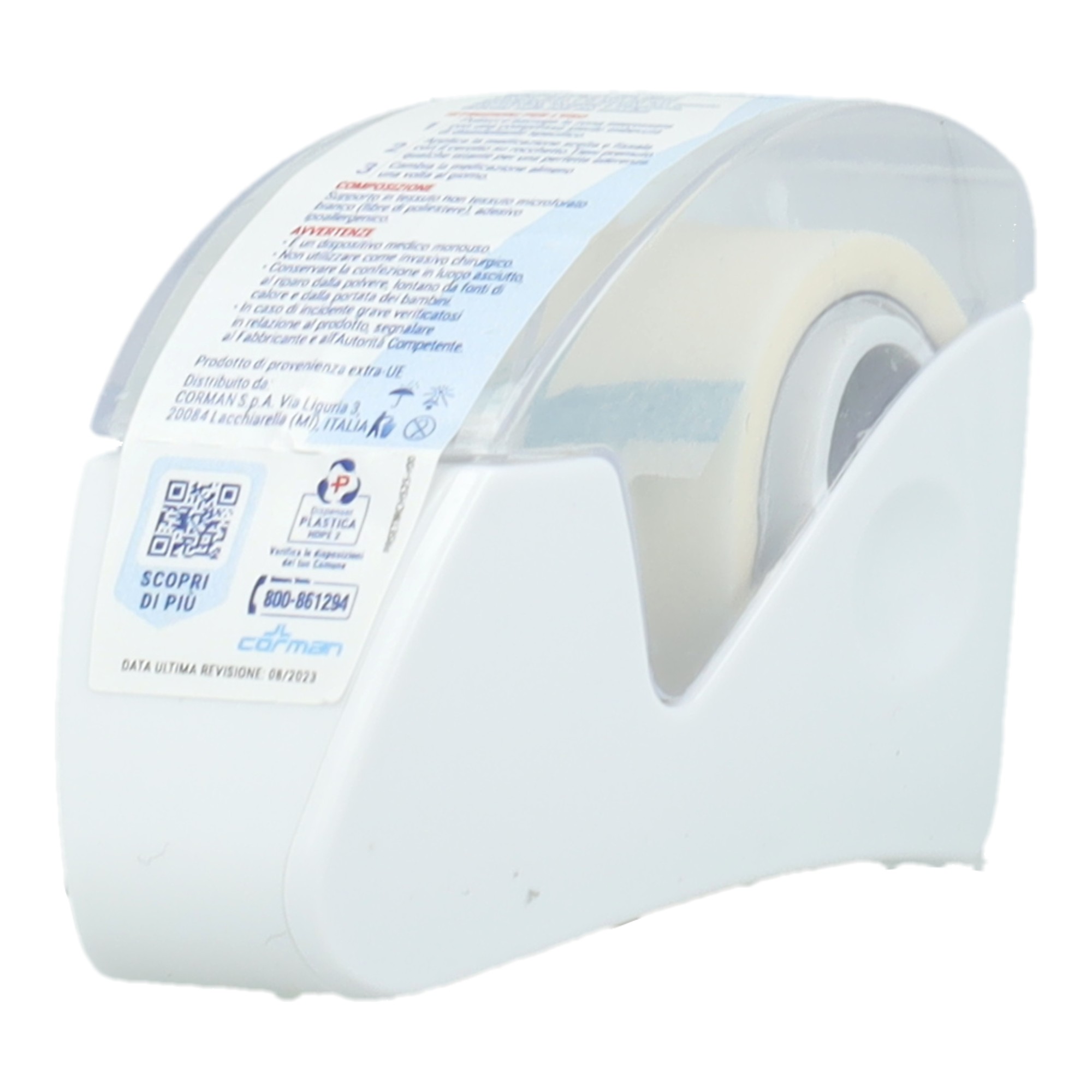 Cerotto medipresteril dispenser tessuto non tessuto 5x250cm