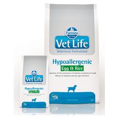 Farmina Cane Vetlife Hypoallergenic Uovo &amp; Riso 12 Kg