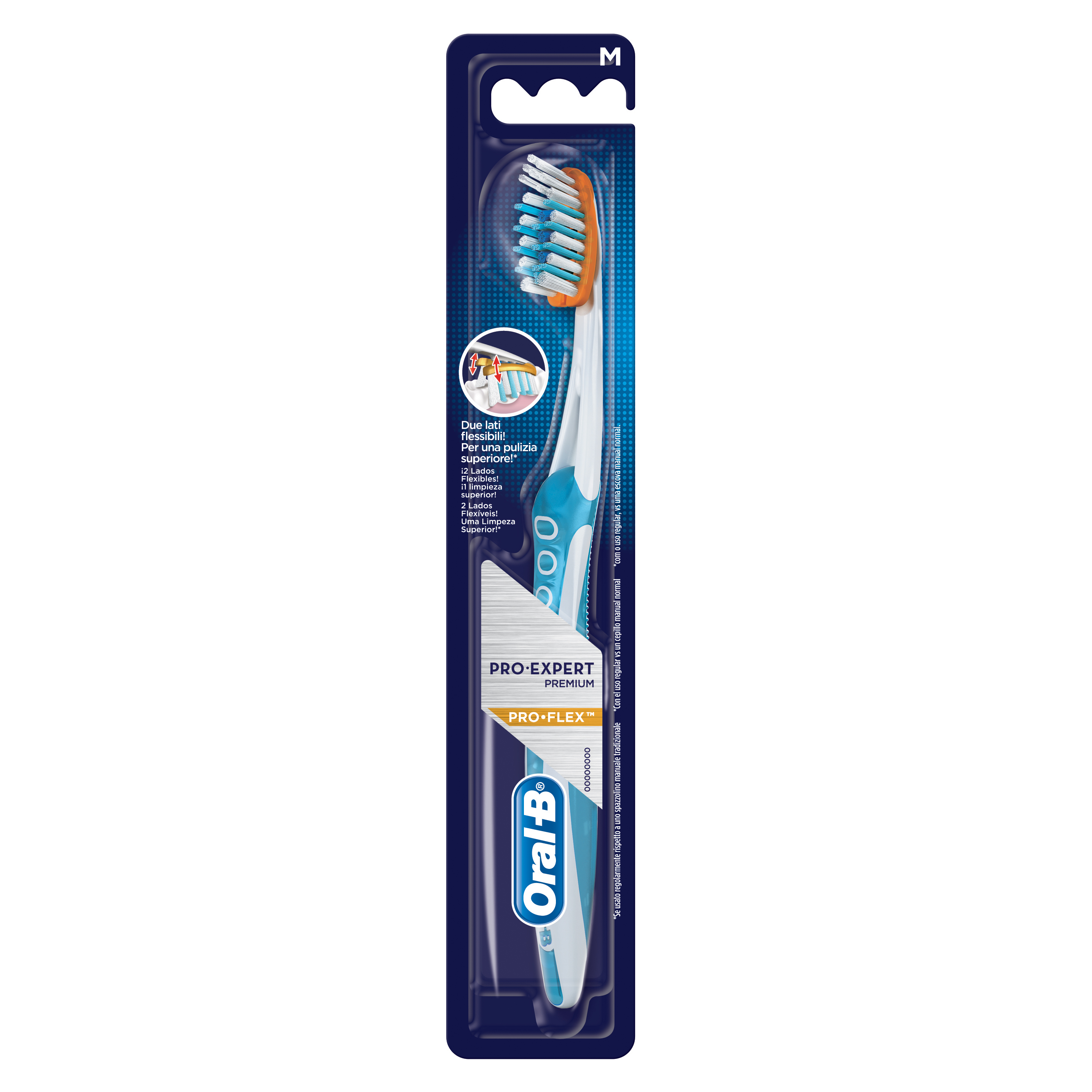 Oralb pro-expert premium pro-flex dimensione testina 38 morbida