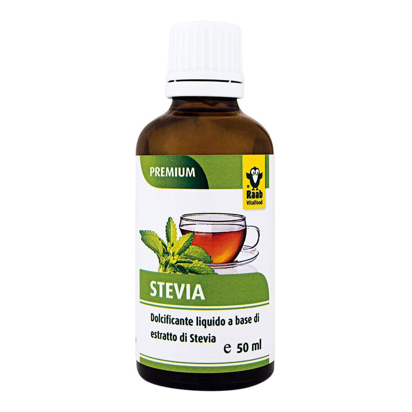 Raab dolcificante a base di estratto di stevia liquido 50 ml
