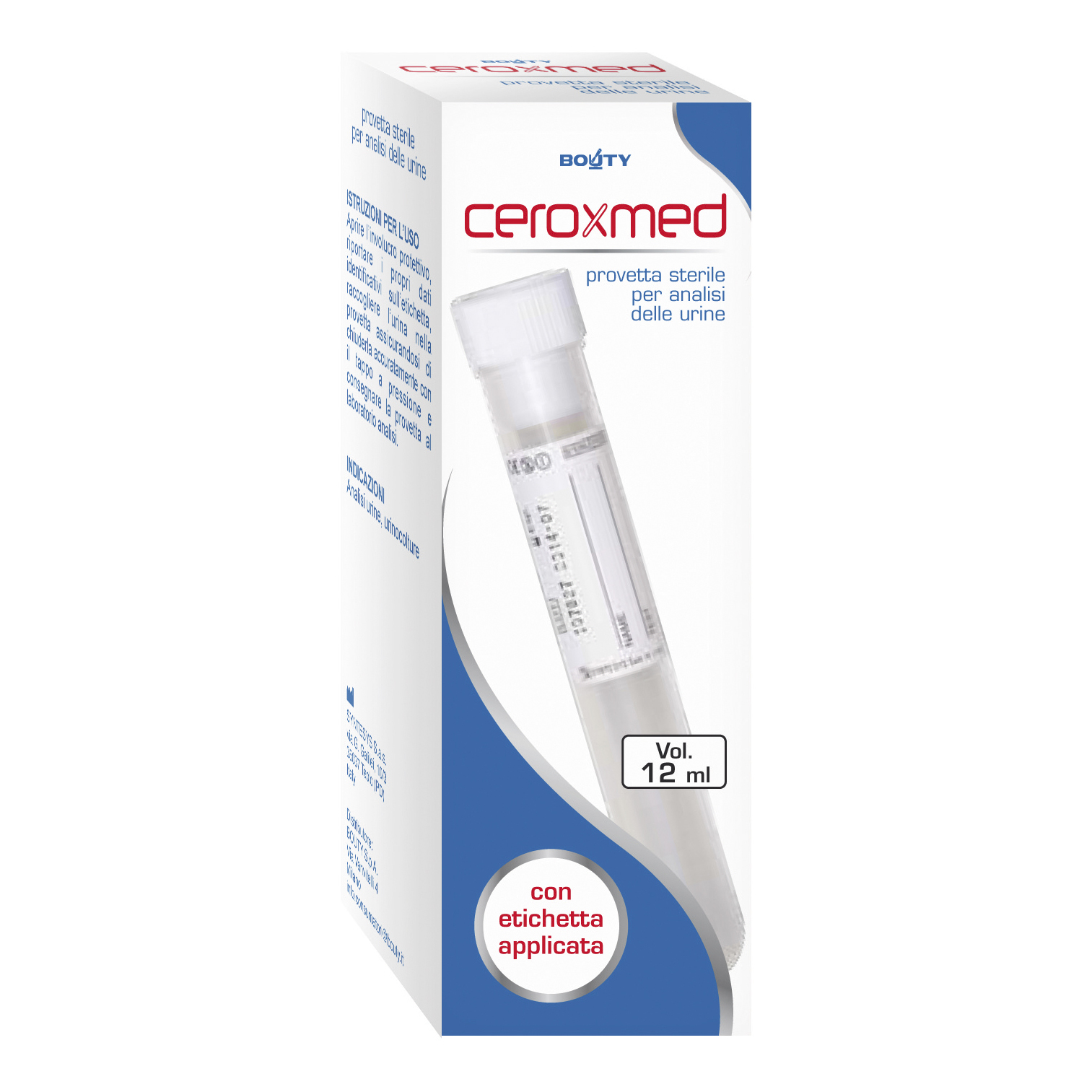 Ceroxmed Provetta Per Analisi 1 Pezzo