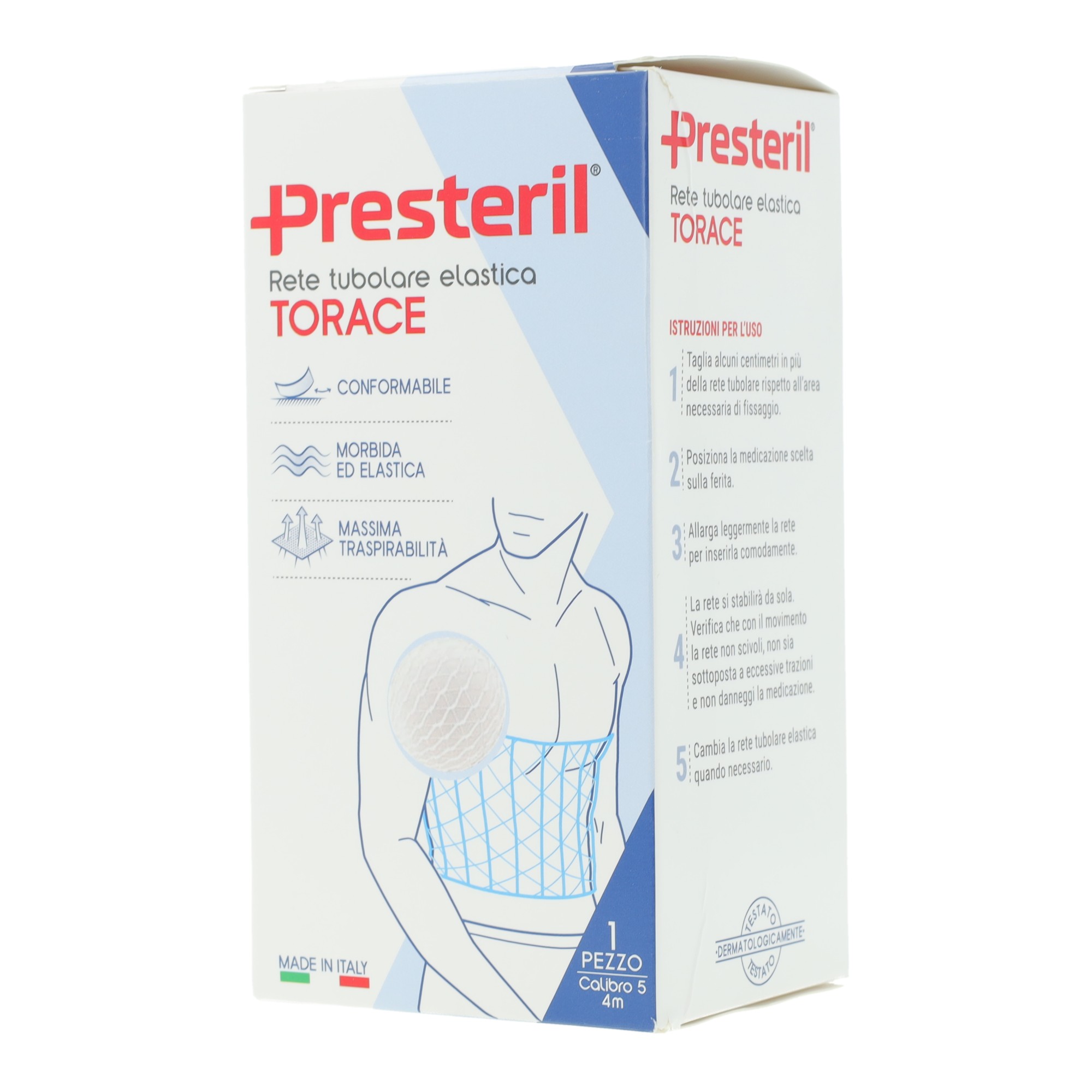 Rete tubolare addome medipresteril calibro 5 4 metri