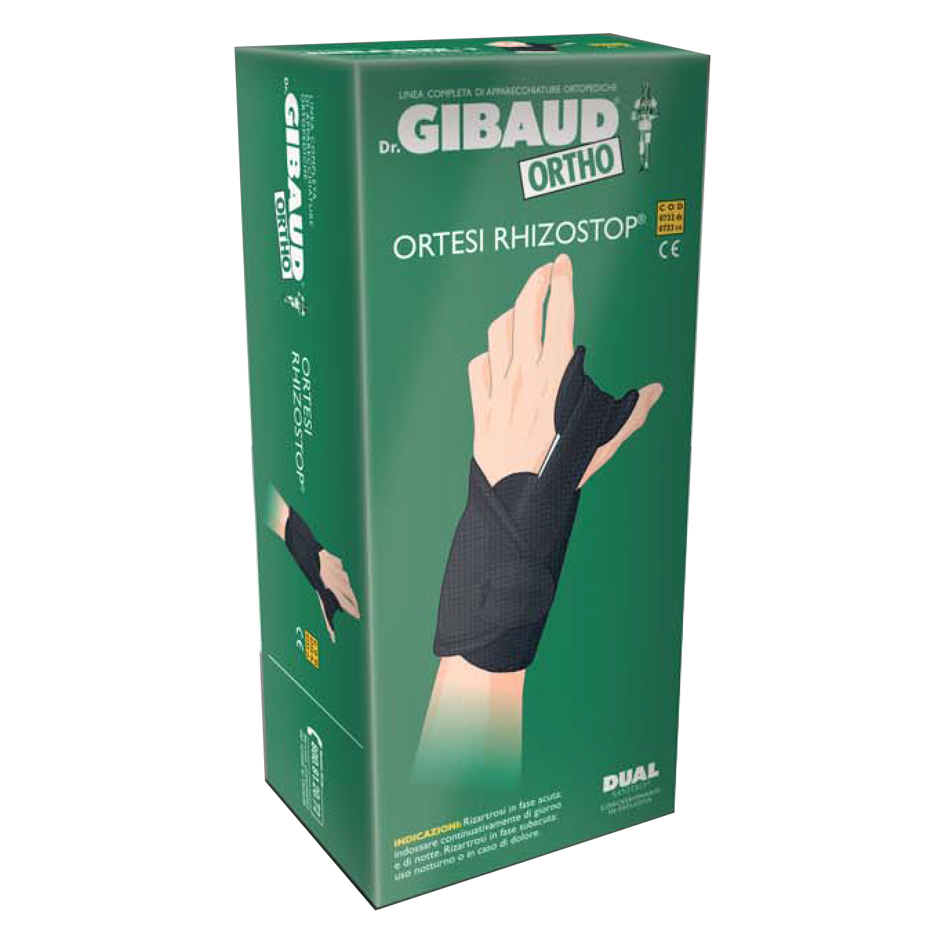 Ortesi rhizostop sinistra gibaud ortho taglia 3