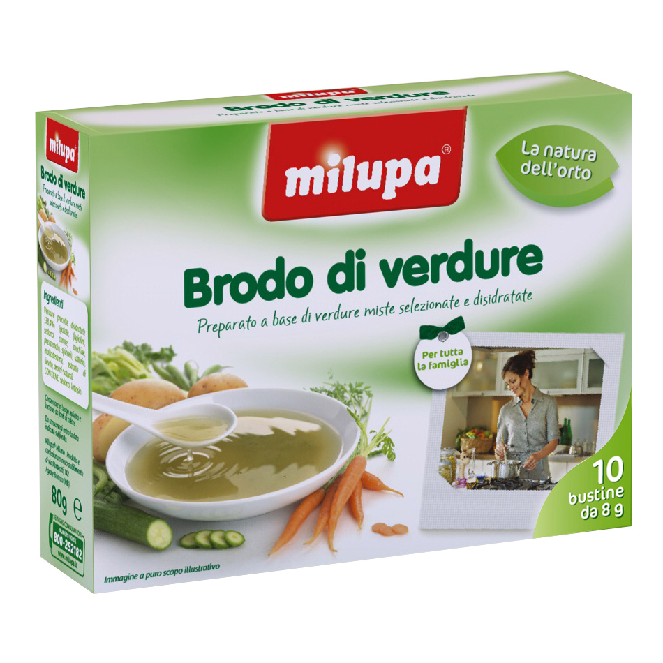 Milupa verdure brodo 10 buste
