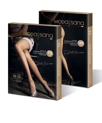 Modasana collant calibrato 140 nero taglia 2 1 paio