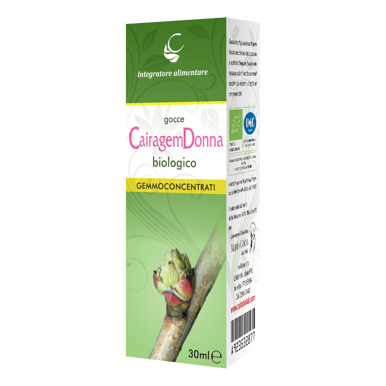 Cairagem donna gemmoderivato bio gocce 30 ml