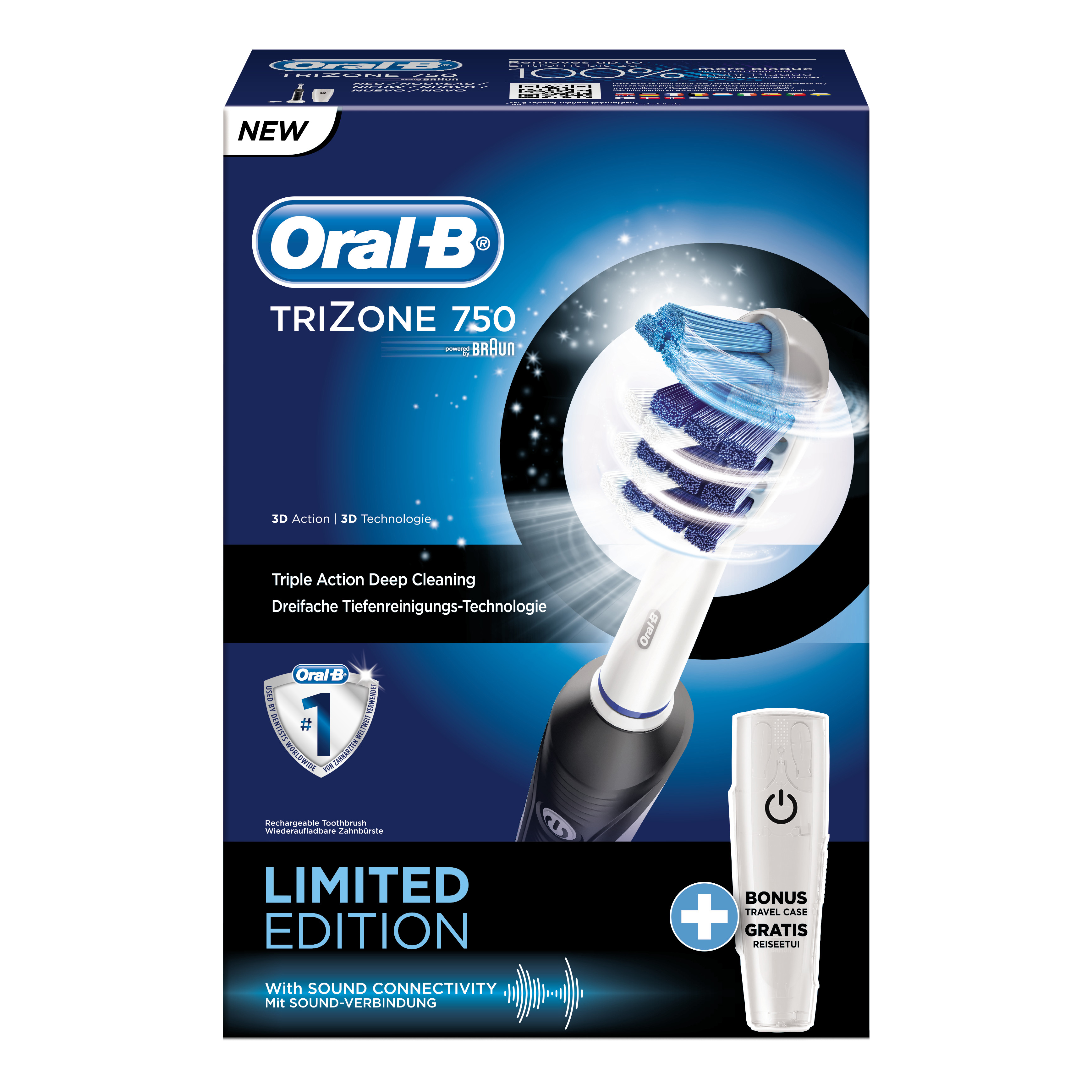 Spazzolino oralb power trizone 750 limited edition