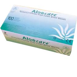 Guanto in lattice aloe care medium