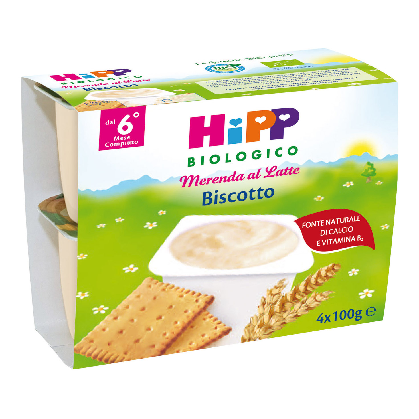 Hipp bio merenda latte bisc