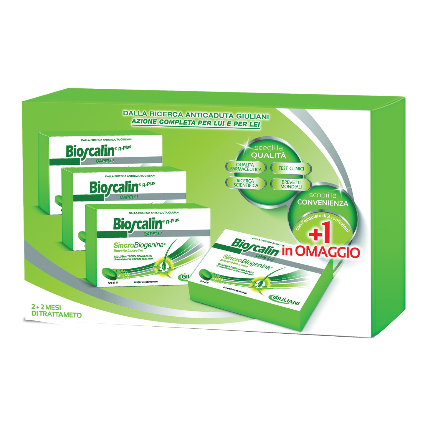 Cofanetto bioscalin sincrobiogenina 30+30+30+30 compresse