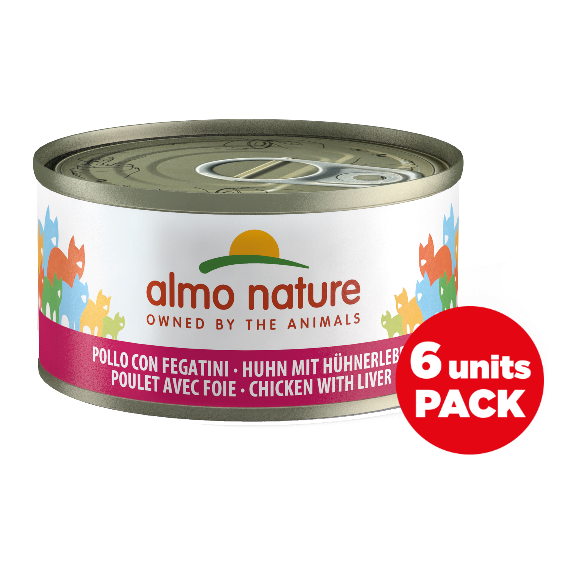 Almo nature cats pol&amp;fegato70g