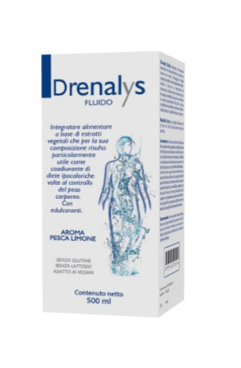 Drenalys 500 ml aroma pesca limone