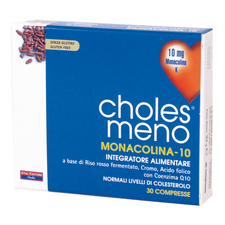 Cholesmeno monacolina 10 30 compresse 33 g vecchia formula