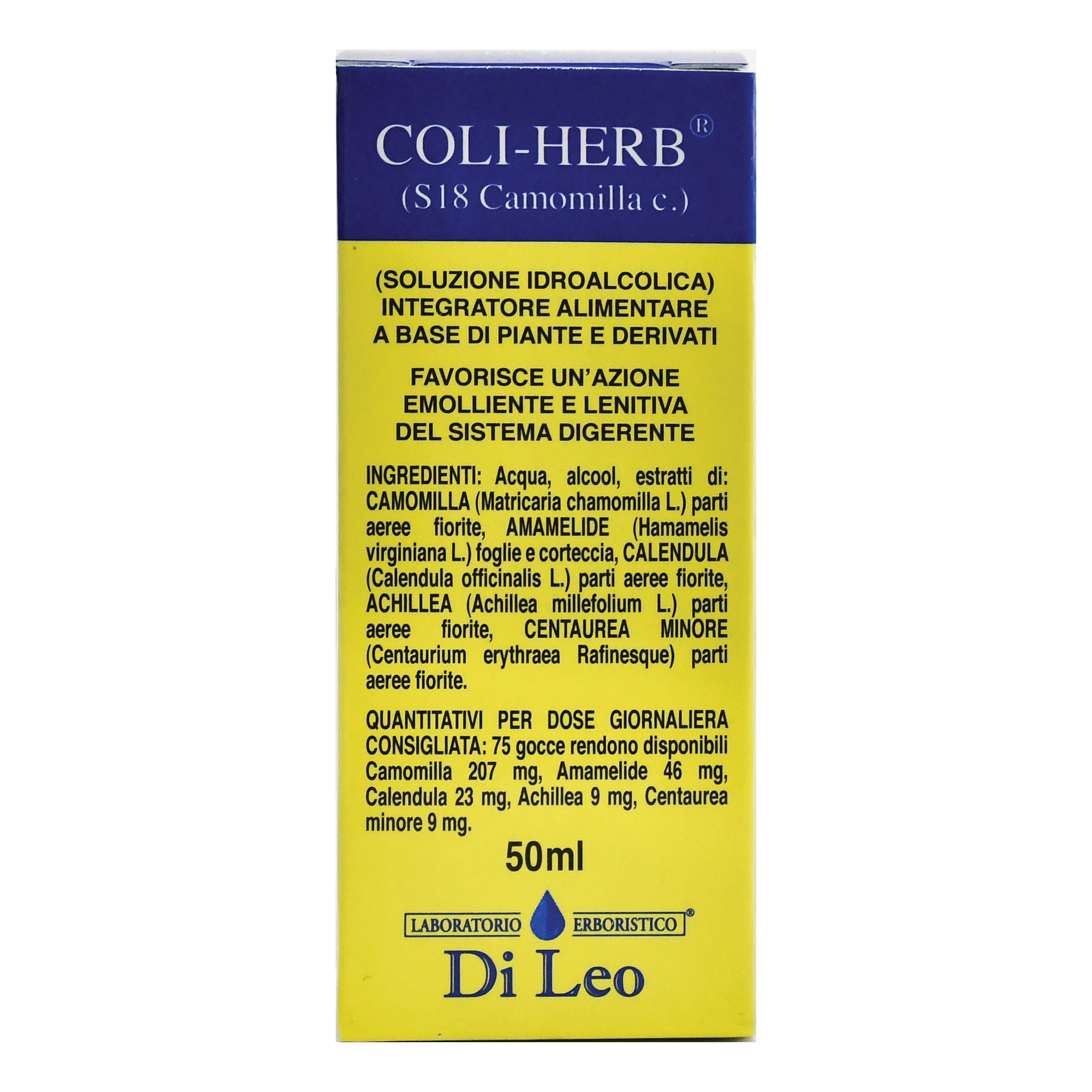 Coli-herb composto s 18 camomilla 50 ml