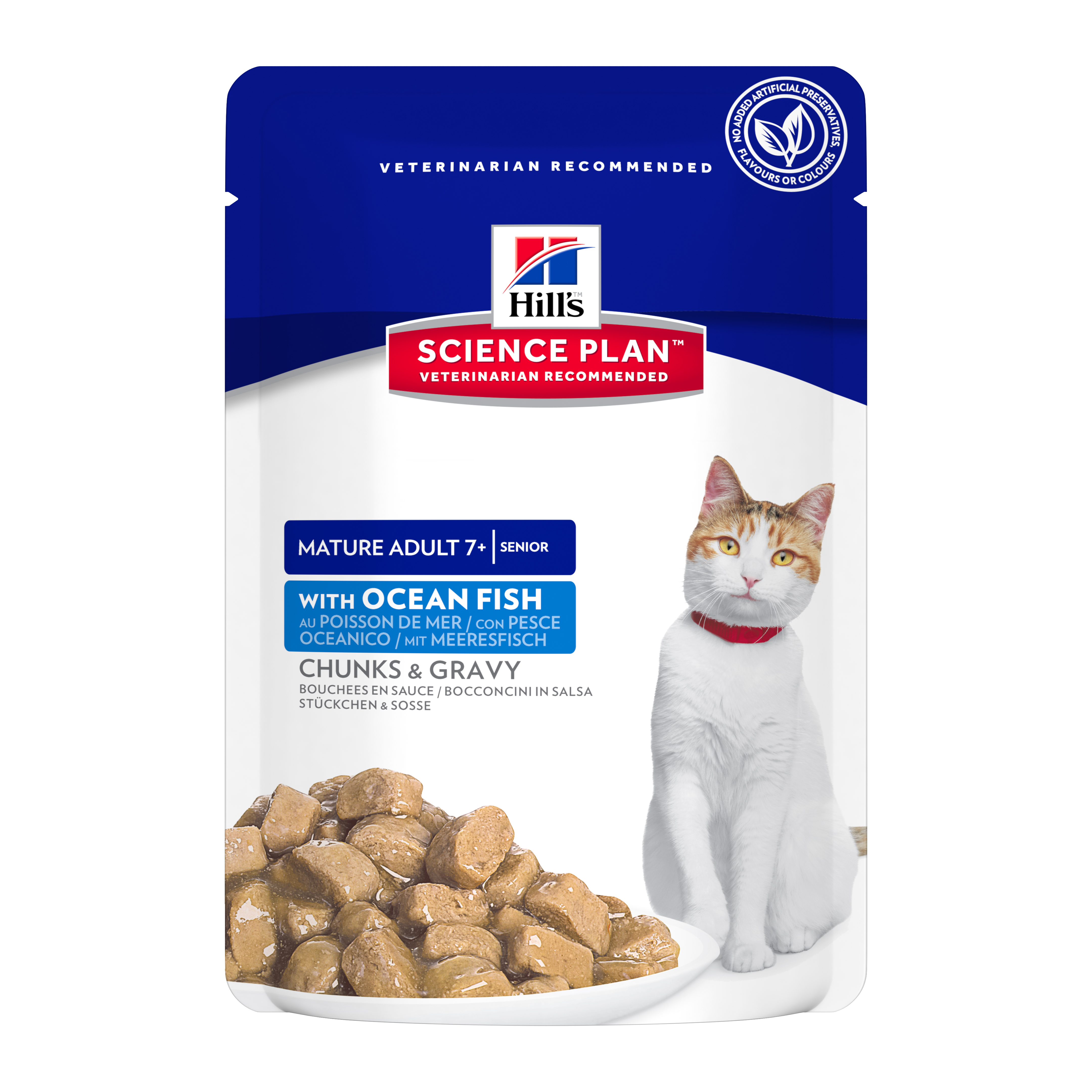 Hill'S Feline Mature Ocean Fish Pouches Bustina 85 Gr