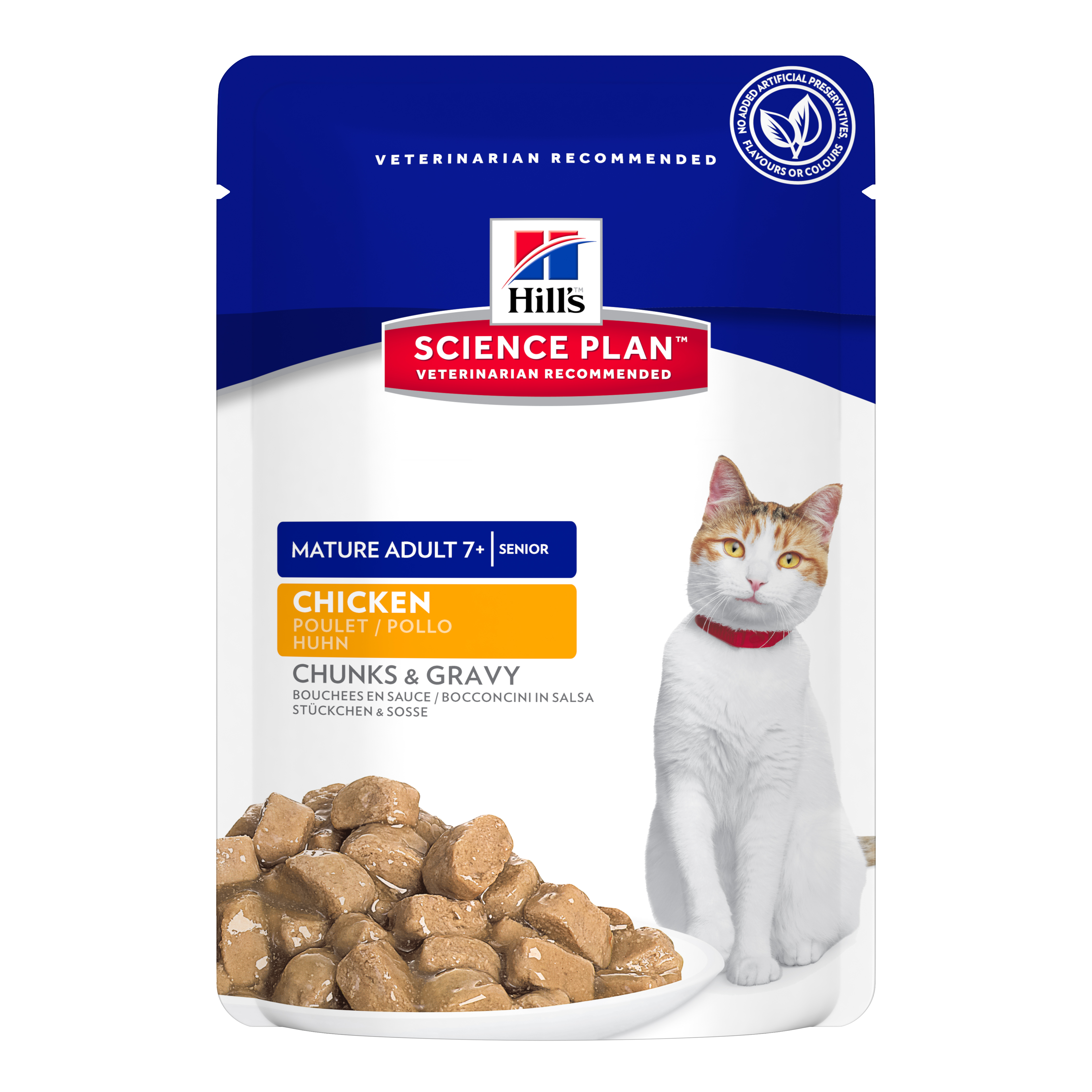 Hill'S Feline Mature Chicken Pouches Bustina 85 Gr