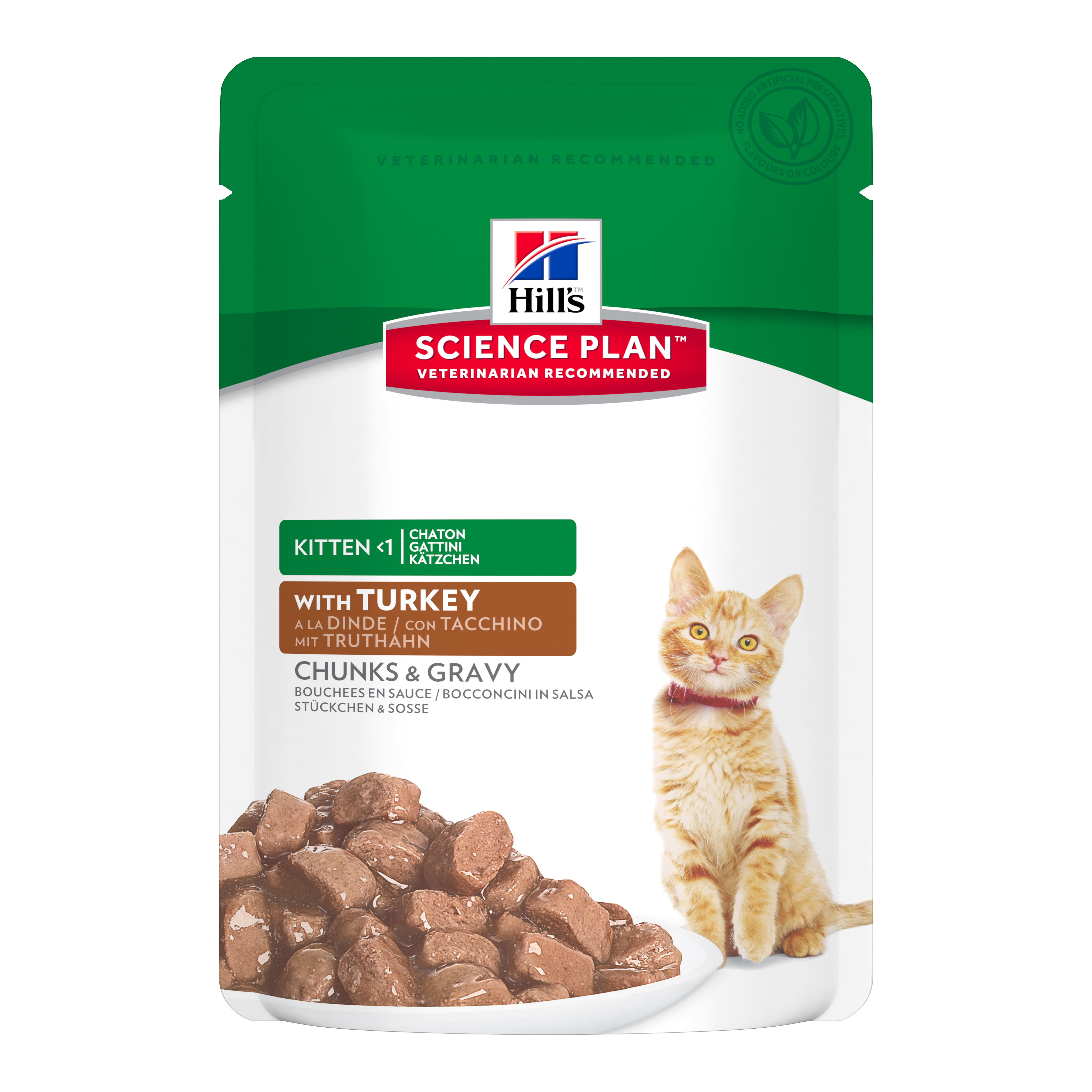 Hill'S Feline Kitten Turkey Pouches Bustina 85Gr