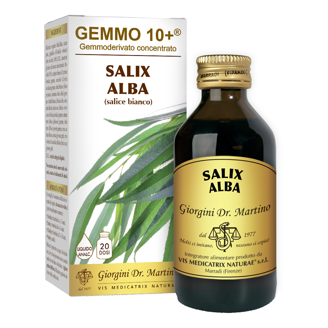 Gemmo 10+ salice bianco 100 ml liquido analcolico