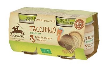 Alce omo tacchino bio 2x80g