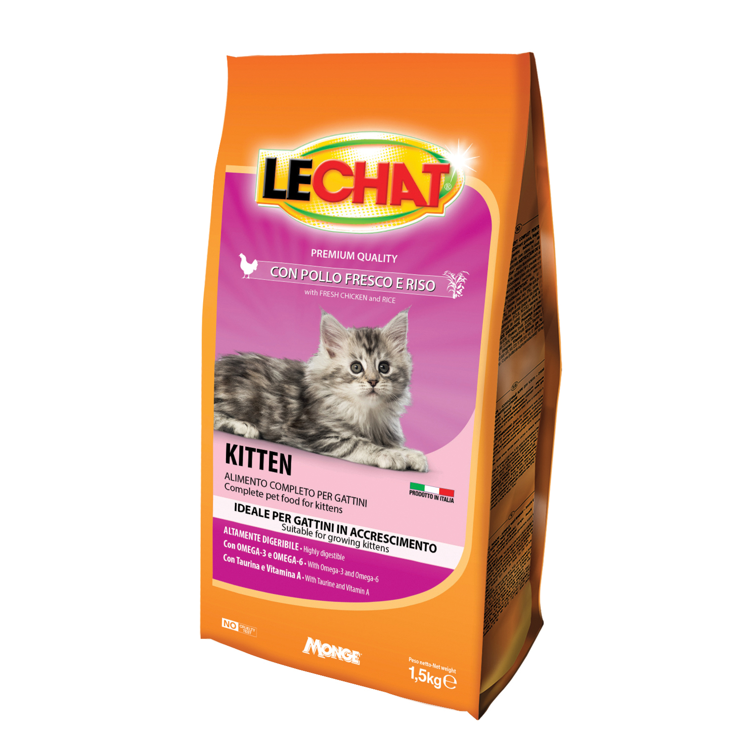 Lechat Gatto Premium Croccantini Kitten 1,5 Kg