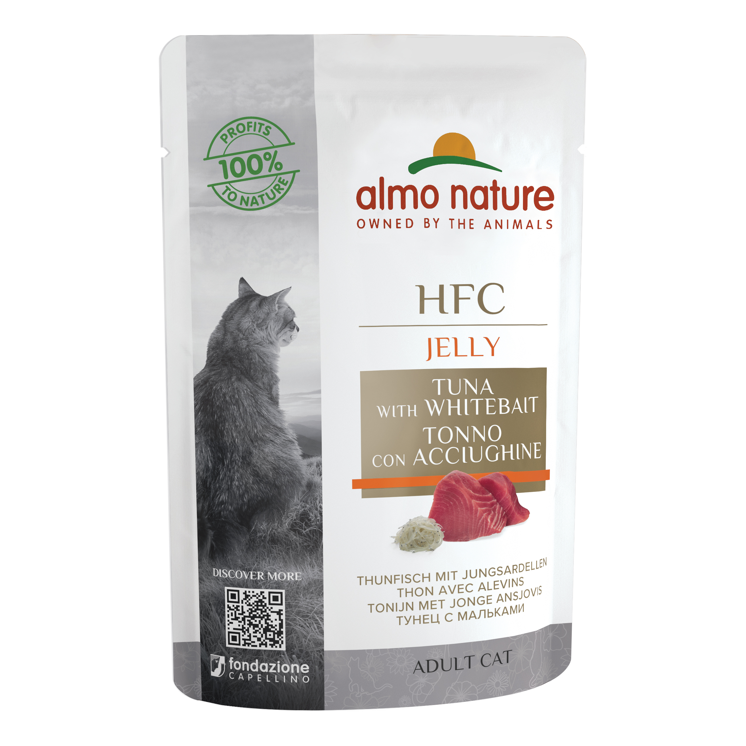 Almo nature classic jelly tonno/bianchetti 55g