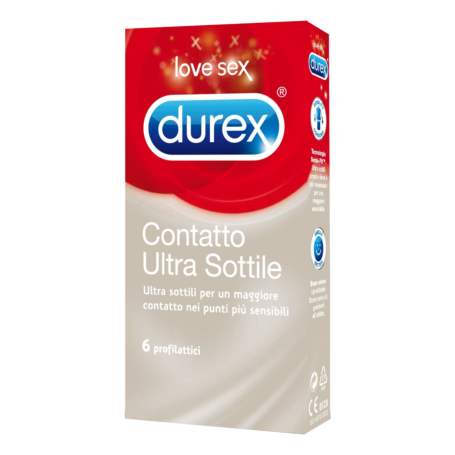 Durex Contatto Ultra Sot 6pezzi Durex Contatto Ultra Sot 6pezzi