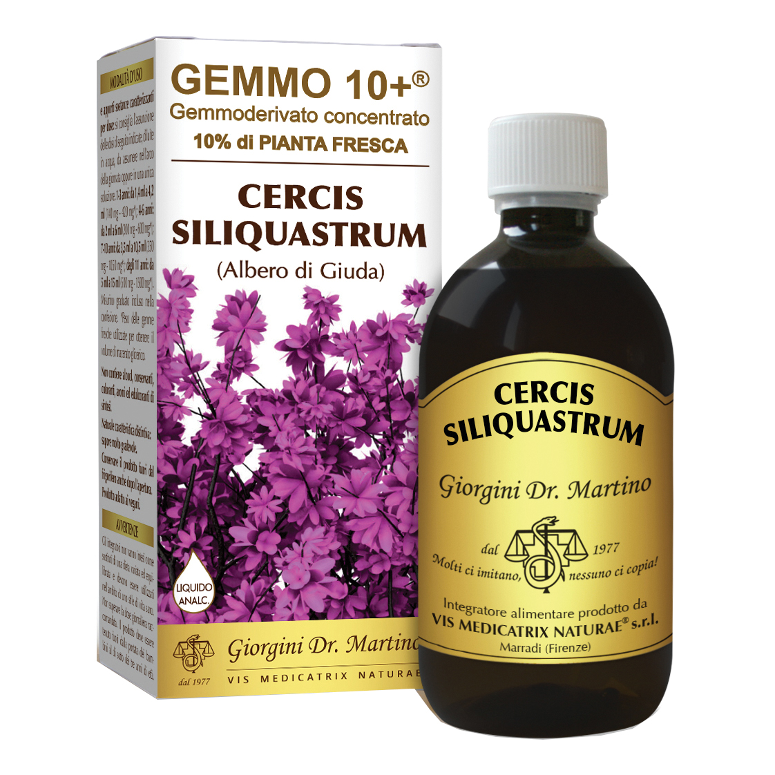 Albero giuda 500 ml liquido analcolico gemmo +10