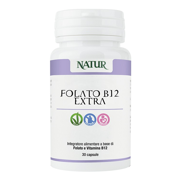 Folato b12 extra 30 capsule