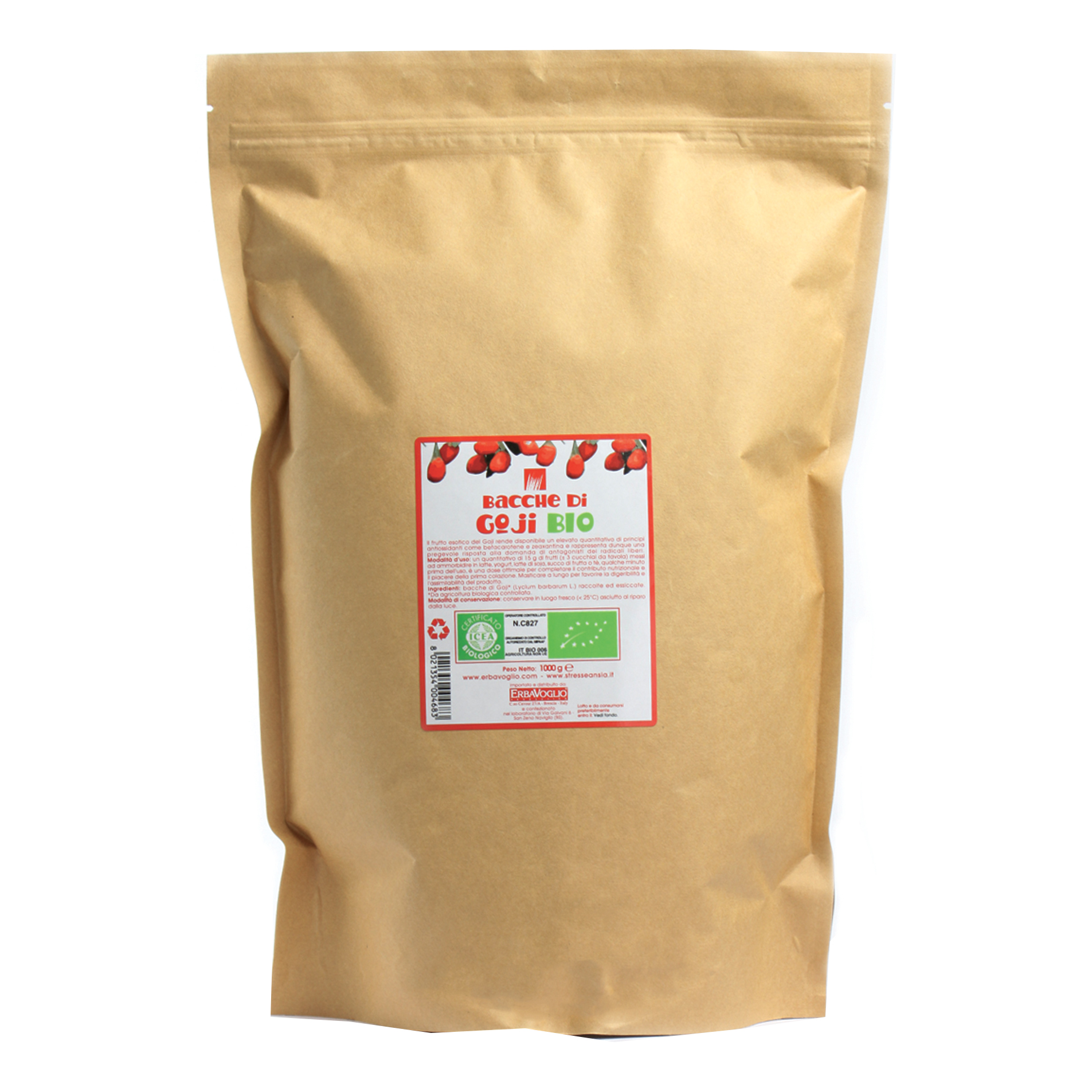 Goji bacche biologiche 1 kg