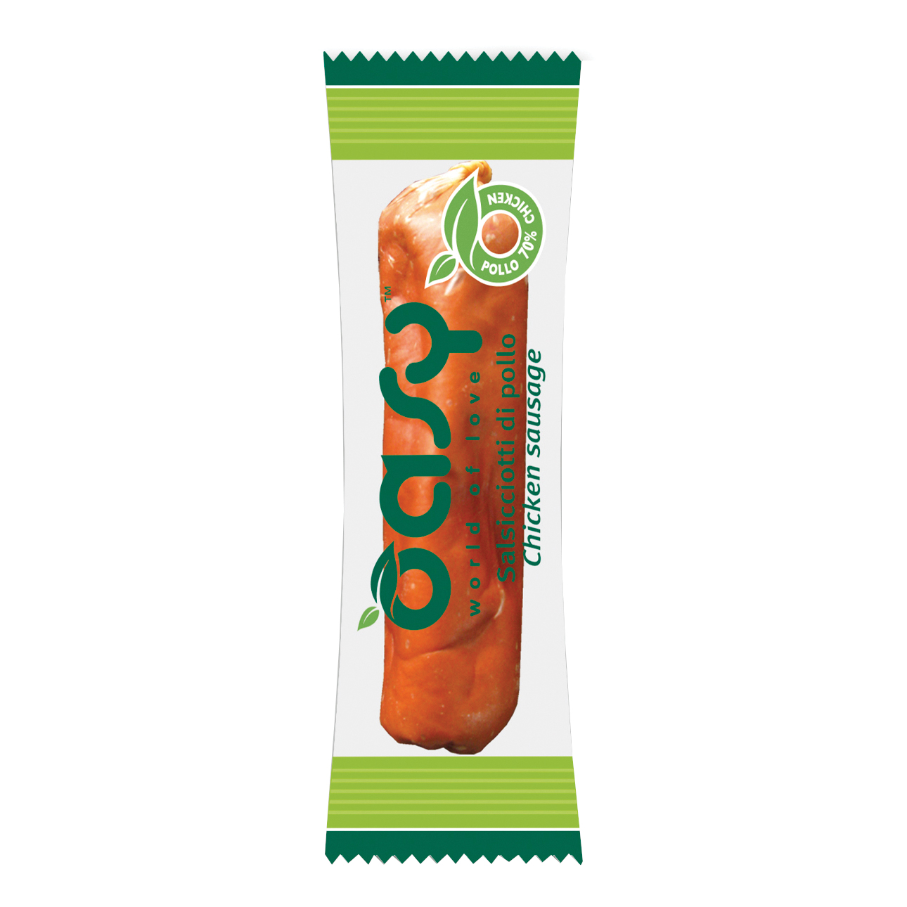 Oasy snack salsicciotti di pollo monodose 8g