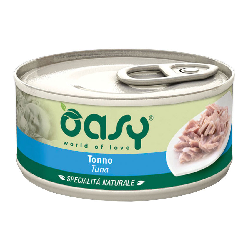 Oasy Gatto Specialita' Naturali In Lattina Adulto Tonno 150 Gr