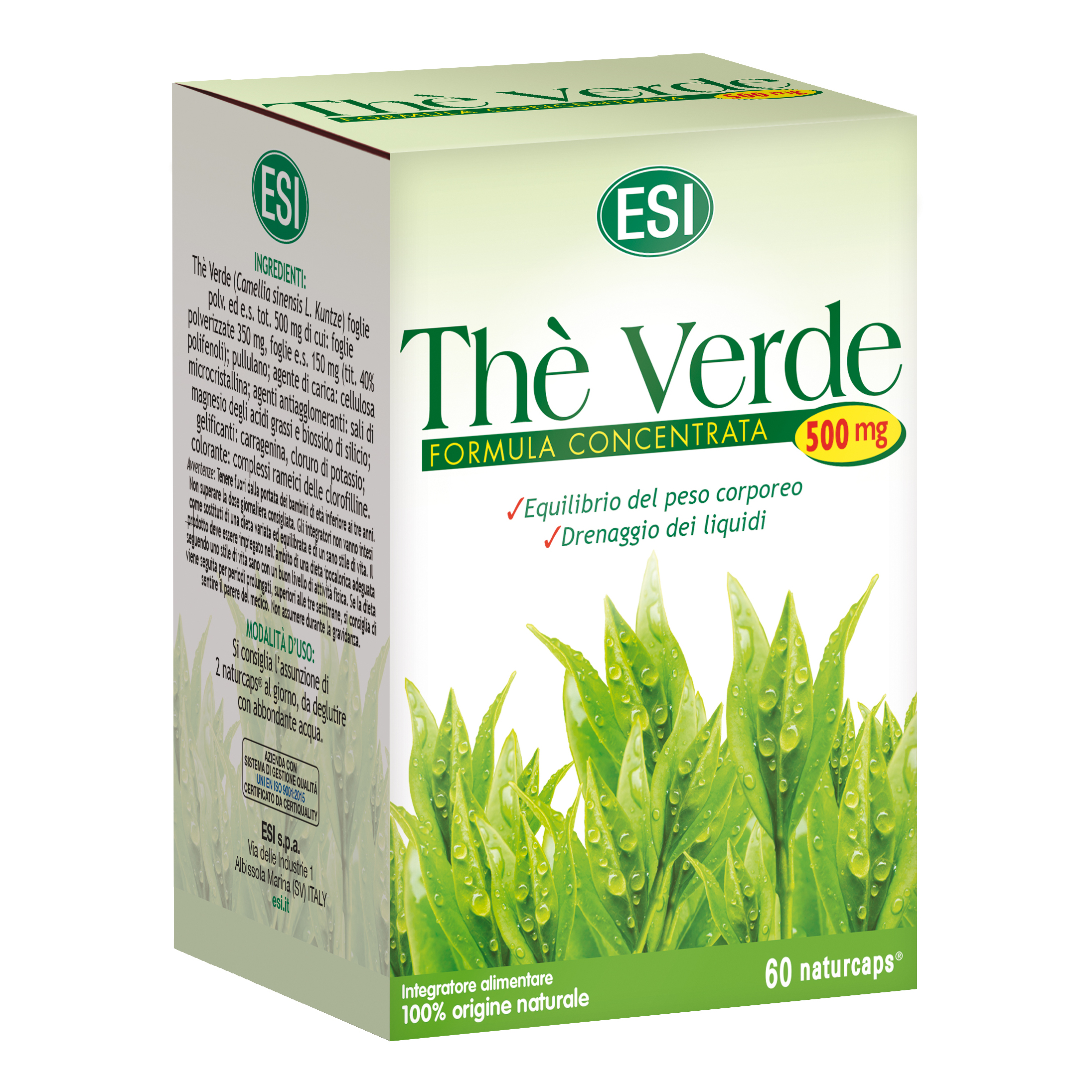 The Verde 500mg 60 Capsule Esi