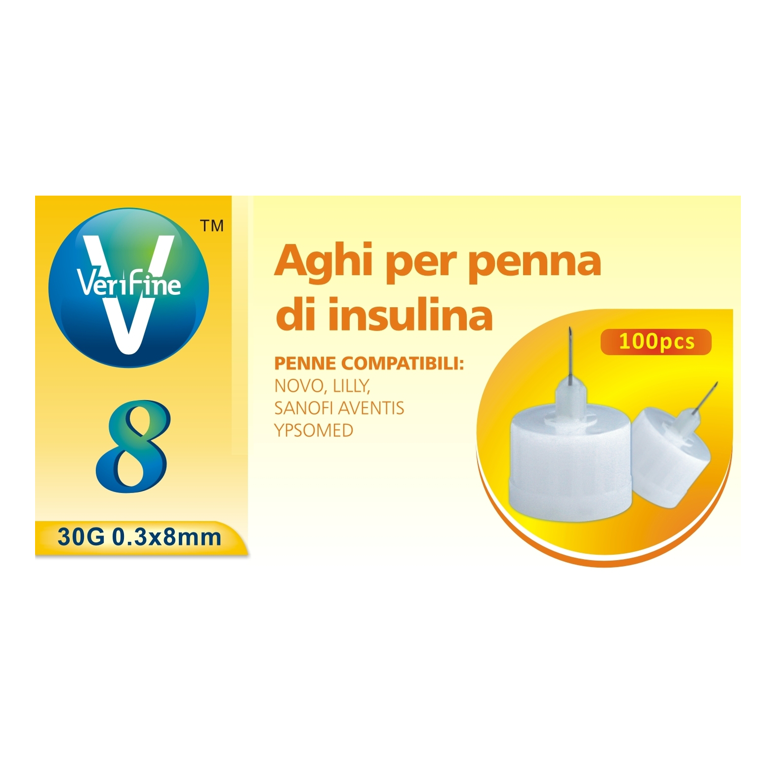 Ago Verifine G30 8mm 100pezzi