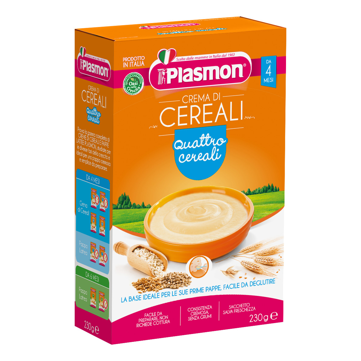 Plasmon cereali 4 crl 2x230g